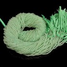 100% Natural Green Amethyst Gemstone Round Faceted Beads 2.5 mm Strand 12.5"