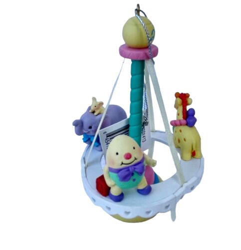 Babys First Christmas 2013 Animals Merry Go Round Humpty Box Christmas Ornament - Picture 1 of 12