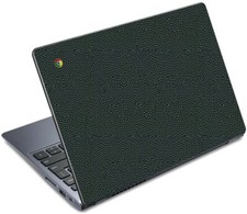 LEATHER Vinyl Lid Skin Cover Decal fits Acer Chromebook C720