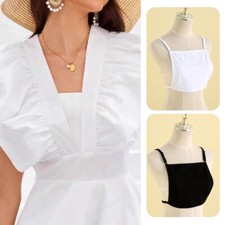 Mock Camisole Wrapped Chest Camisole Vest Cleavage Cover Modesty Panel Cotton