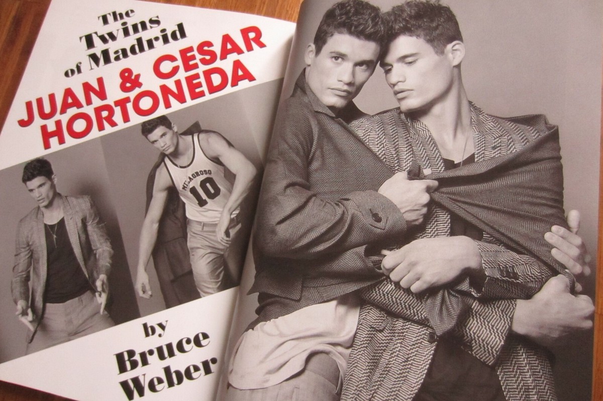 L`UOMO Vogue Italia 1/2010 BRUCE WEBER Juan & Cesar Hortoneda