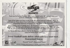 FREE SHIPPING-MINT-1997-98 Score Blank BACK