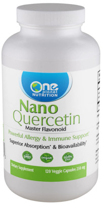One Planet Nutrition Nano Quercetin Capsules - 250 mg (120 Count)