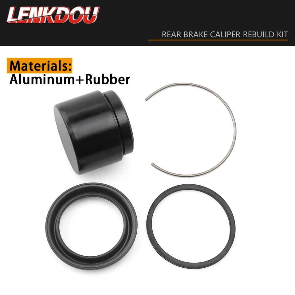 Rear Caliper Rebuild Kit For Harley Dyna FXD Softail Sportster Touring 1987-1999 Foto 3 de 4