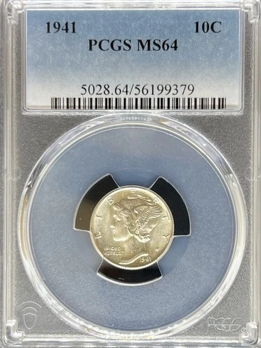 1941 Mercury Dime MS64 PCGS (#PA56199379)