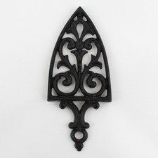 Vintage 1955 J.Z.H Cast Iron Sad Iron Trivet 9"