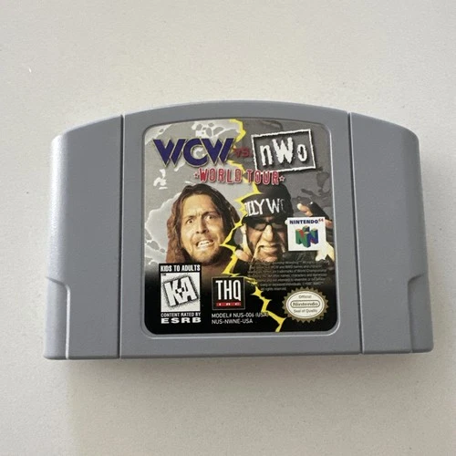WCW vs. NWO World Tour Nintendo 64 N64 Cartridge Authentic Tested