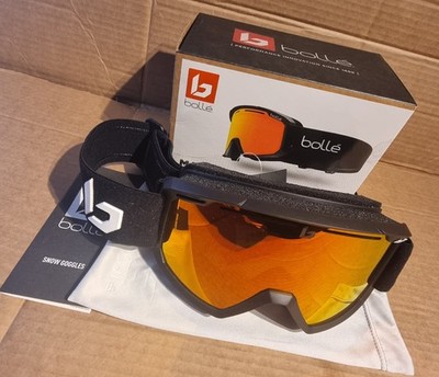 Bolle Unisex Ski- & Snowboardbrille Maddox, Medium/Large in Mattschwarz, Neu