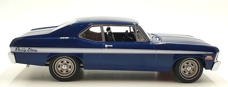 GMP 1/18 Scale G1801918 - 1971 Chevrolet Rally Nova - Blue - Image 4 of 4