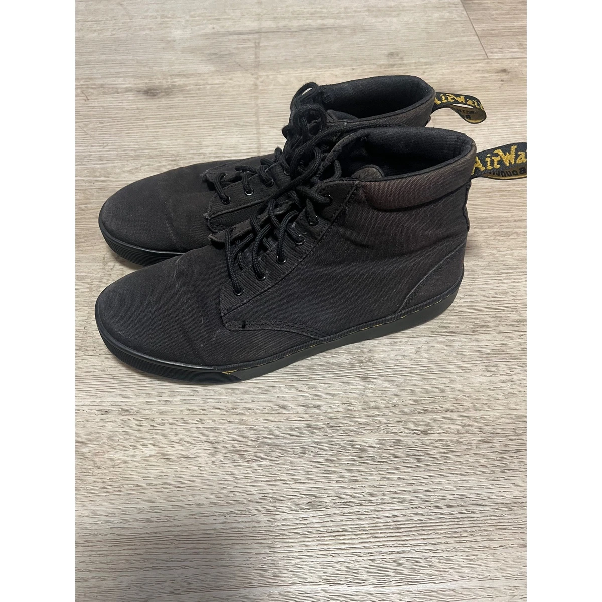 Dr. Martens Canvas Chukka Utility Boots Mens Black 6-Eye Lace Up Chukka‎ Sz 10 Amazon.com | Dr. Martens Unisex-Adult Brookline Chukka 6 Eye  main image 3