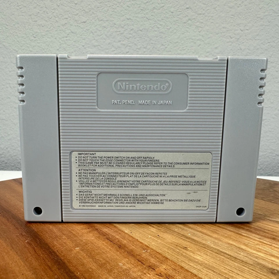 Super Metroid SNES Game Cartridge Nintendo PAL Japan VTG Original Authentic - Image 2 of 4