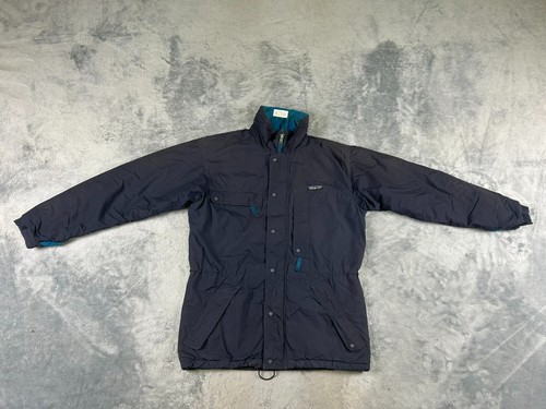 VESTE HOMME ISOLANTE VINTAGE PATAGONIA GUIDE SHELL PARKA S BLEU SNOWBOARD - Photo 1/15