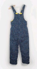Hanna Andersson Outdoor Girls US 10 140 Blue Polka Dots Winter Snow Bibs