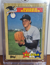 Topps 1987 Roger Clemens All-Star 1986 AL Leaders Victories #614 Boston Red Sox