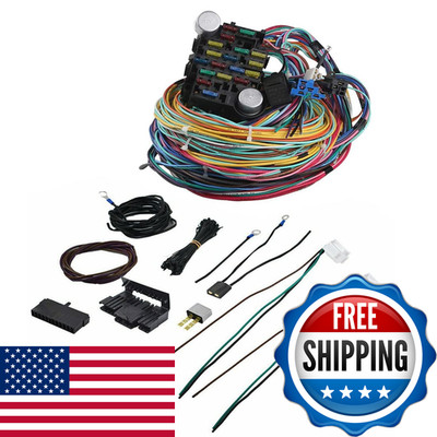 Wzruibo 21 Circuit Wiring Harness Long Wires Standalone Wiring Harness Kit