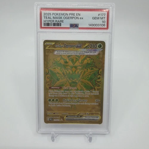 Pokemon Teal Mask Ogerpon EX SV Prismatic Evolutions #177/131 GEM MT PSA 10