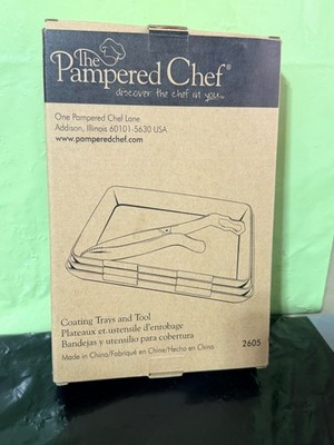 Pampered Chef Coating Trays and Tool #2605 - New