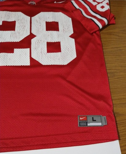 Maglia calcio vintage NCAA Ohio State Buckeyes 2008 BCS Game #28 Nike Large ๐ - Foto 4 di 8