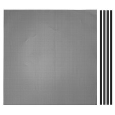 PC Fan Dust Mesh 19.7"x19.7" 0.06" Hole, 1 Set PVC Computer Cooler Dust Filte...