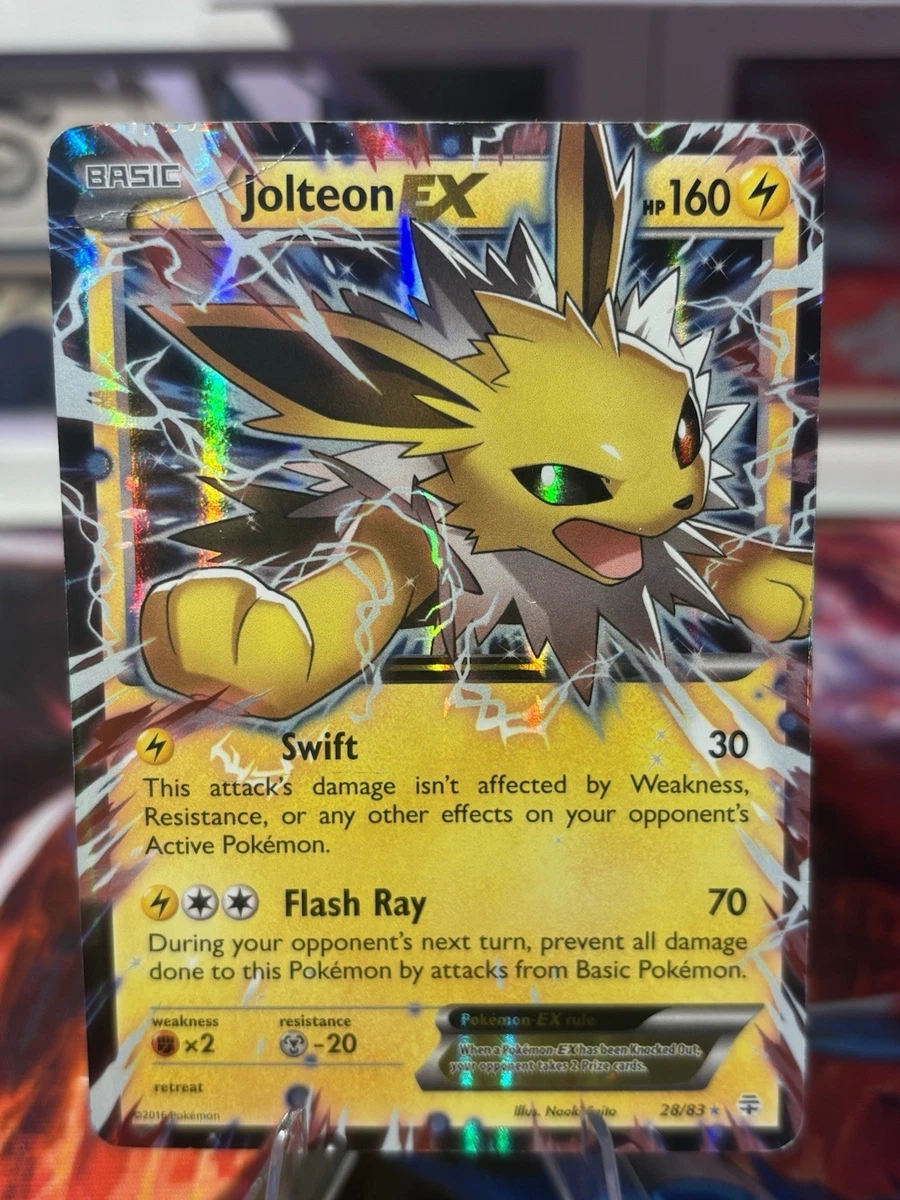 Jolteon Pokémon TCG Generations Ultra Rare Individual Collectible