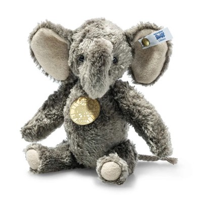 Steiff Bombax Elefant 15 cm Viskose/Baumwolle dunkelgrau 007101 - Sammlerstück