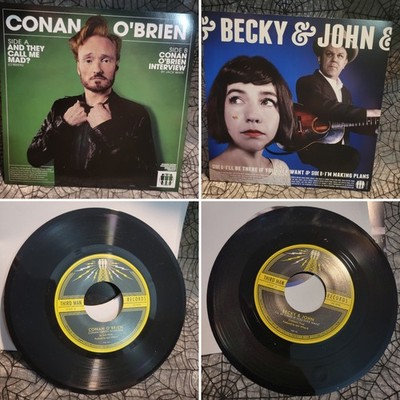 Third Man 7'' Lot JOHN C REILLY BECKY I'll Be There Conan O'brien Call Me Mad