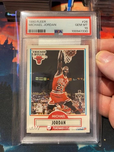 1990 Fleer Michael Jordan PSA 10
