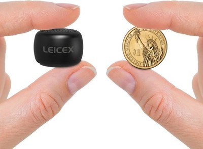 LEICEX Mini Speaker Small Tiny Portable Bluetooth 5.0 Speakers Perfect for Ou...
