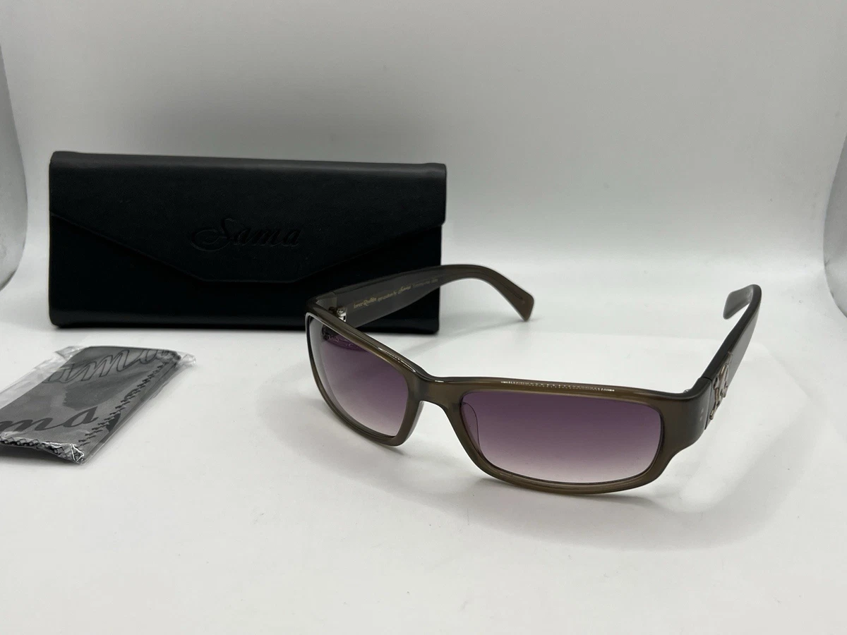 Sama by Loree Rodkin, Nicole, Teal W/ Swarovski loree rodkin sunglasses products for sale | eBay main image 4
