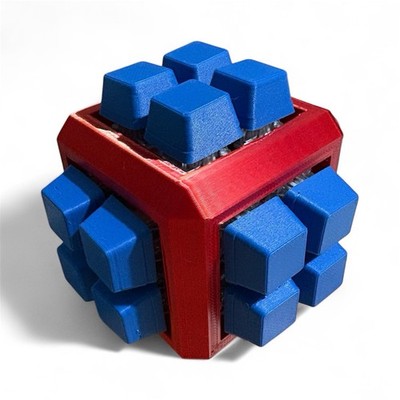Mechanischer Klickwürfel - 3D Fidget Spielzeug mit taktilen Tastaturtasten