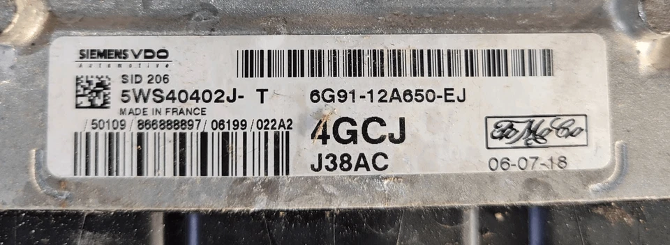 5WS4042J Centralina iniezione  FORD GALAXY (CA1) 2.0 TDCi DPF Aut. Mnv - Immagine 4 di 4