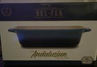 NIB Bel-Fer by Dwellsix 14” Rectangle Baker Blue Andalusian Collection — photo 1