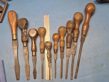 10 antique Cabinet gunsmith screwdriver railr...