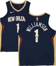 Zion Williamson New Orleans Pelicans Signed 2020-21 Nike Diamond Swingman Jersey