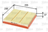 Luftfilter Valeo 585179 Filtereinsatz FüR Chevrolet Opel J305 Orlando Astra J309