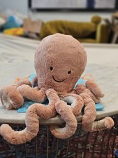 AUTHENTIC NWT Odell Octopus Plush Stuffed Animal JELLYCAT W Dustbag Pink new