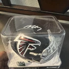 Michael Vick Signed Atlanta Falcons NFL Mini Helmet, BAS Witness Authenticated