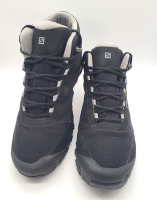SALOMON Shelter CS WP Winter Boot Black Contagrip Waterproof ~ Men's 10.5