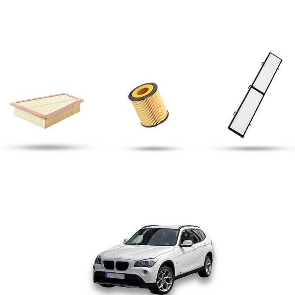 Hoffcar Set Service - 3 Filter FüR BMW X1 (E84) 20Ix 135Kw Von 2011-image