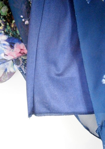 Lagenlook floaty summer chiffon top batwing Size 18-20 very flattering fit Tunic - Picture 4 of 11