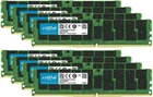 Crucial Bundle with 256GB (8 x 32GB) DDR4 PC4-21300 2666MHz RDIMM Memory