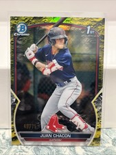 2023 Bowman Chrome Prospects Juan Chacon  Yellow /75
