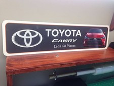 Toyota Camry Full Color Metal Sign 6 X 24 Toyota Camry Full Color Metal Sign 6 X 24