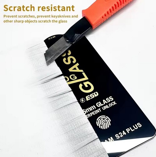 VITRE / VERRE Antistatique Protection Écran Samsung Galaxy S25/S24/Plus/Ultra - 第 4/8 張圖片