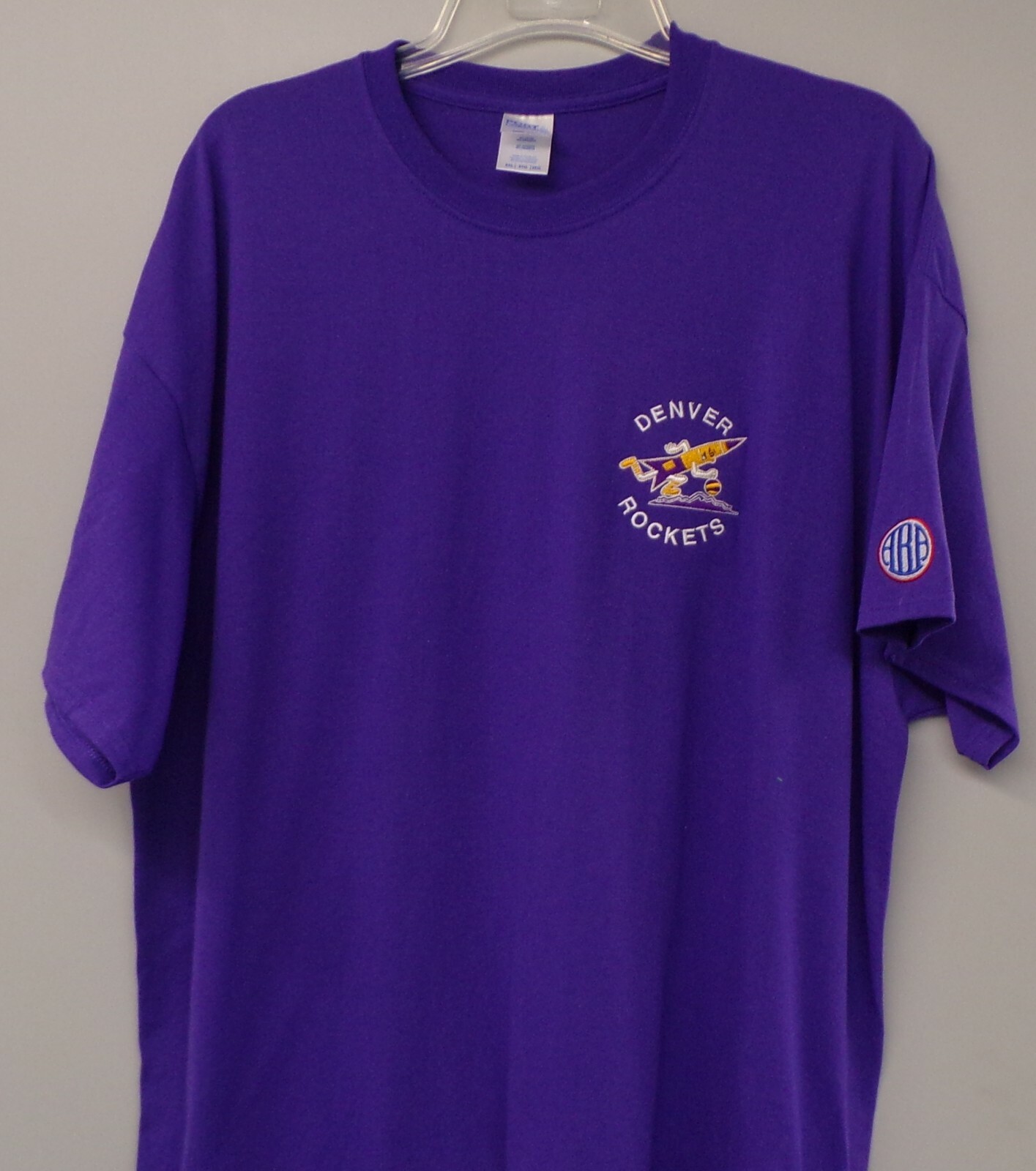 Denver Rockets ABA Basketball Embroidered T-Shirt S-6X, LT-4XLT Nuggets New