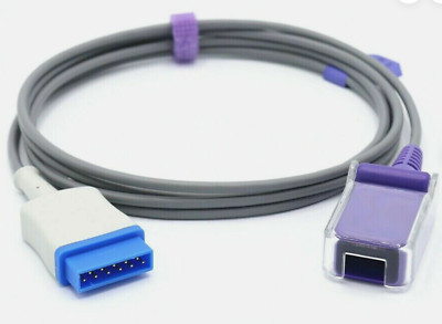 GE Nellcor Oximax Compatible Adapter Cable 2021406-001 - Same Day Shipping