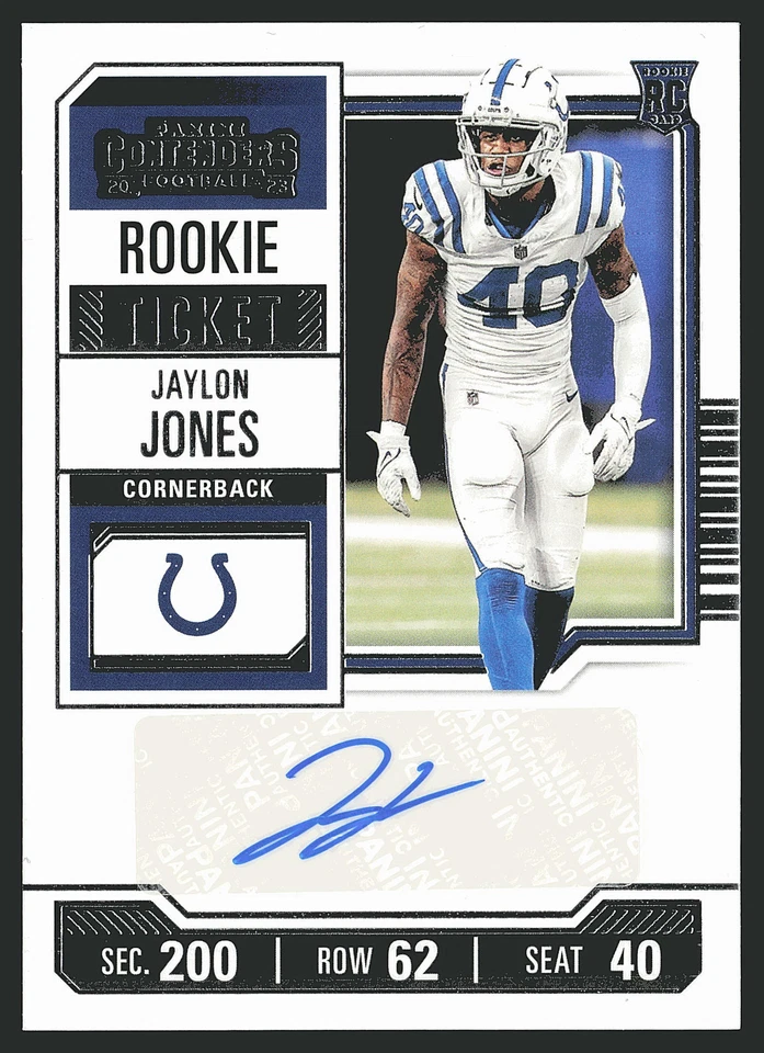 2023 Panini Contenders Jaylon Jones #243