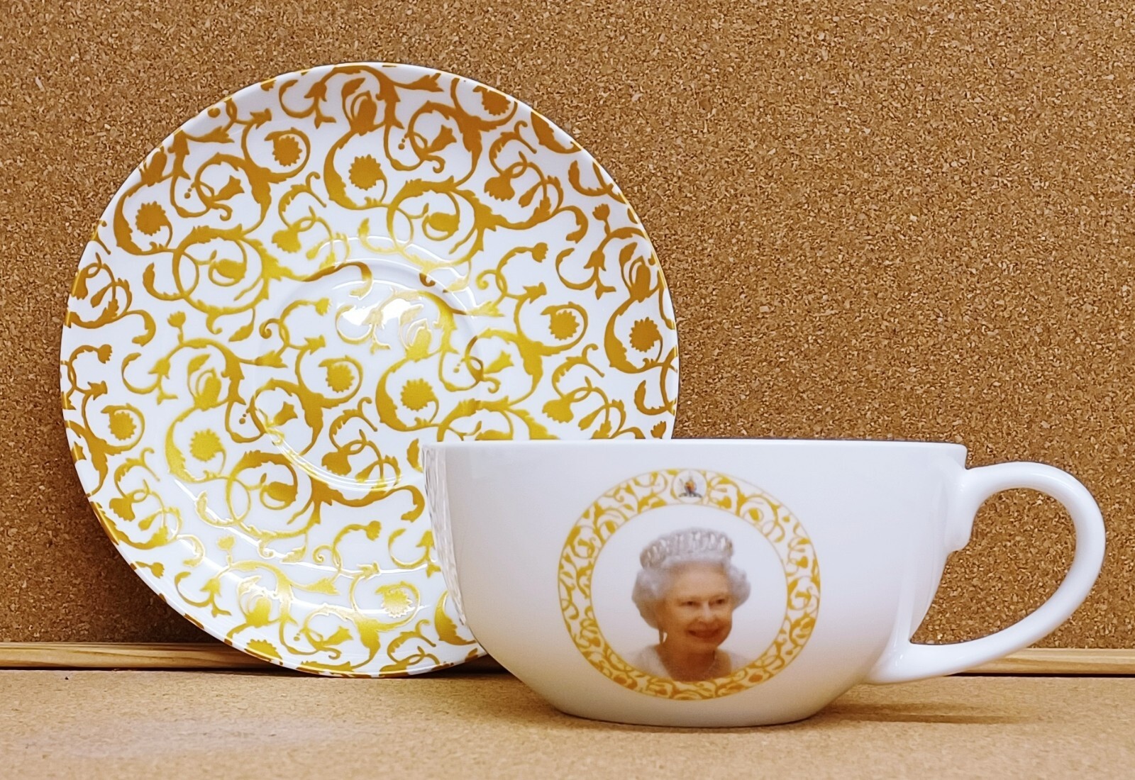 In Loving Memory Her Majesty Queen Elizabeth II 1926-2022 Cup Saucer Cappuccino