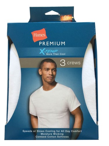 Hanes Premium Men's X-TEMP 3 Pack 