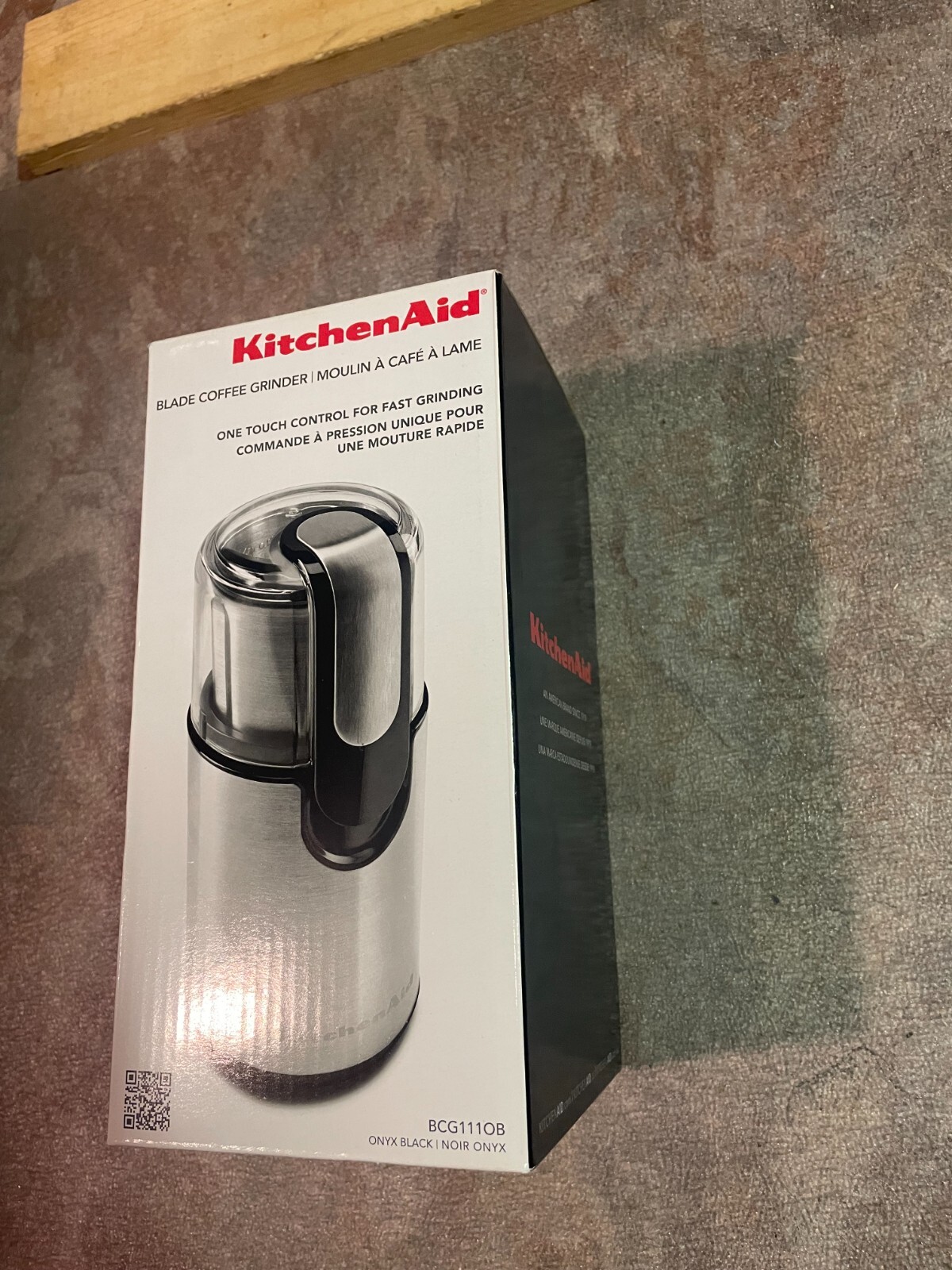KitchenAid BCG111OB Blade Coffee Grinder - Onyx Black for sale online ...